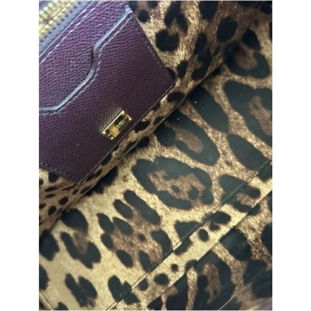 🛍️Dolce & Gabbana Authentic Sicily 62 large top handle bag in pebbled leather - Picture 15 of 15